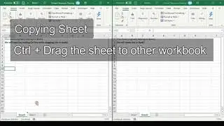 Move or copy one or multiple sheets to other workbook or file in Microsoft Excel