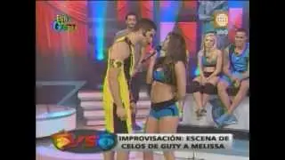 Esto es Guerra: Guty y Melissa en escena de celos - 11/06/2013