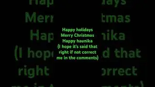 Merry Christmas and happy haunika to all #christmas
