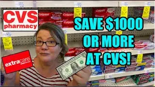 HOW TO SAVE $1000 COUPONING AT CVS! | EXTREME MONEY SAVING TIPS!