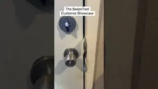 Unlock Like a Pro: Master the 🚨Swipe Tool🚨 in Seconds #LocksmithTips #SecurityHacks