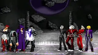 [KOF Mugen] Iori Yagami Team vs Ash Crimson Team