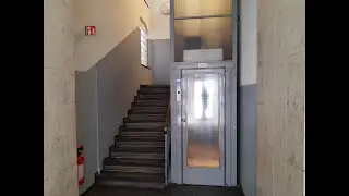 1959 classic elevator (2012 KONE mod) at Hegestra&szlig;e 40, Hamburg, Germany