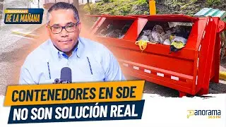 Eddy Skinner revela que contenedores de basura en SDE son parche temporal, no soluci&oacute;n real