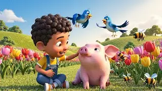 Un cerdito de Minecraft corri&oacute; por un prad | Canciones Infantiles y Rimas para Ni&ntilde;os