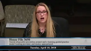 Opioid prevention pilot project bill heard in committee  4/10/18