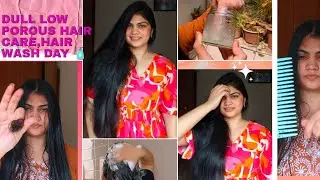 Low Prosity DIY Hyaluronic Hair Mask /Dry Hair Care #haircare #longhaircare 