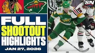 Chicago Blackhawks at Minnesota Wild | FULL Shootout Highlights - January 27, 2026