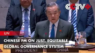 Chinese FM on Just, Equitable Global Governance System
