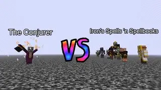 The Conjurer vs Iron's Spells 'n Spellbooks | Minecraft  Mob Battle