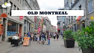 Beautiful Old Montreal Walk on Saint-Paul Street / Summer 2021