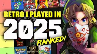 Ranking All The Retro Games I Played in 2025 - LIVE Tier List!