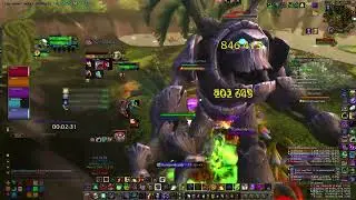 Вечное цветение 33+ Warlock PoV Server first UWOW M+ | The Everbloom 33+