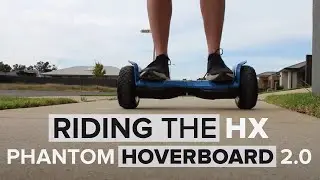 Riding the HX Phantom Hoverboard 2.0 | TechAU Review | Top Hoverboards 2024
