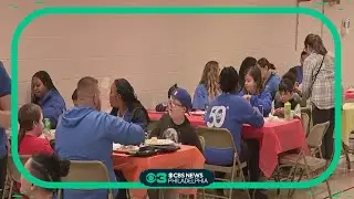The Durand School in Woodbury held a Thanksgiving feast, fall fest for students
