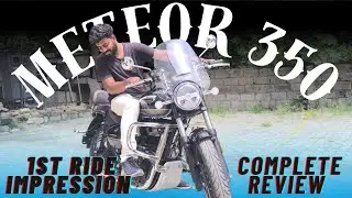 🚀New ROYAL ENFIELD METEOR 350 | complete review & first ride impression in Tamil 