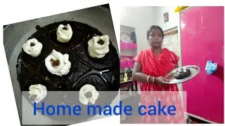 Biscuit diye cake। home made cake।choklat cake। Moyda dim chara cake।kom khoroche cake।
