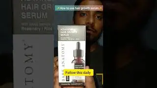 Bare anatomy hair growth serum review /How to use bare anatomy Hair growth serum#hairgrowth #aidhair