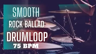 75 BPM Rock Ballad Drum Beat