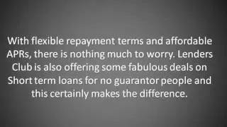 Instant Short Term Loans
