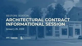 ReStore Boston: IQC Architectural Contract Info Session | January 26, 2026