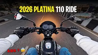 New 2026 Updated Platina 110 Ride😍 | Mileage King Bajaj Platina🔥|