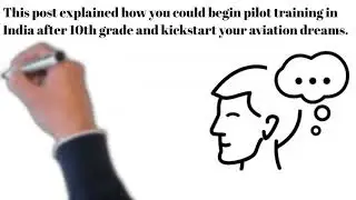 What to study to become a pilot after 10th in India?