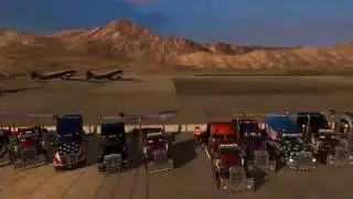 American Truck Simulator MP - Timelapse: 9/11 convoy