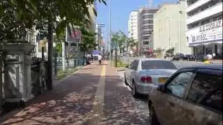 Walking on the streets of Colombo Sri Lanka (Galle Rd)