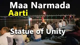 Narmada Aarti at Statue of Unity | Latest Timings 2025 | Complete 17 mts Aarti | 4K Resolution