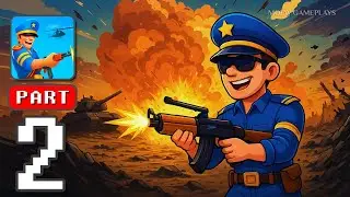 Commander io - Gameplay Walkthrough Part 2 - Army Commander Base Defense (iOS, Android)