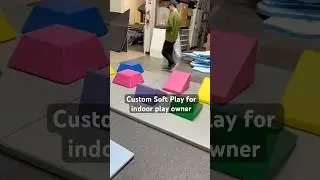 Creating custom soft play course for indoor play client #softplay