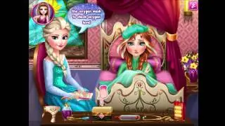 Anna is Sick ! Disney Frozen Game Elsa Flu Doctor   Frozen Baby Games
