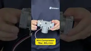 Mini Compressor 24V 7bar 80L/min | China&rsquo;s #1 Patented Micro Air Pump #compressor #pumps