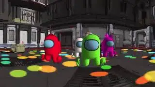 Among Us But Dance Battle: Crewmates vs Impostors 360 VR Video | ACGame Animations