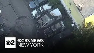 8 NYPD vehicles set on fire overnight, police say