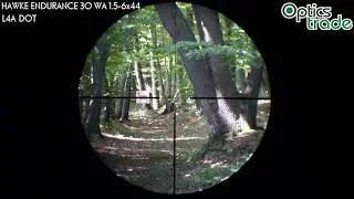 Hawke Endurance 30 WA 1.5-6x44 L4A Dot Reticle | Optics Trade Reticle Subtensions