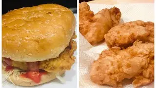 Chicken zinger burger | quick & easy | Cooking with Zarfshan