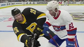 NHL 21 Gameplay - Boston Bruins vs Montreal Canadiens Full Game CPU vs CPU - PS4