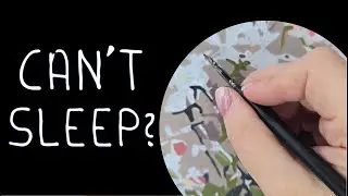 Can&rsquo;t Sleep? Quiet Painting ASMR 🌙 | No Talking | Flowers &ndash; Part 4