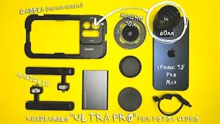 iPhone 15 Pro Max per fare video con il telefono - Cage, Rig, e lenti aggiuntive