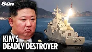 Kim Jong-Un flaunts LARGEST warship ever as North Korea vows to &lsquo;punish enemy provocations&rsquo;