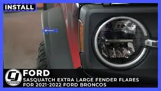 Bronco Fender Flare Swap is SO Easy! | 2021+ Bronco Sasquatch Fender Flares