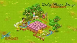 Hedge Maze Design - HayDay Farm Design