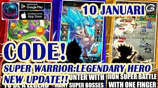 NEW UPDATE SUPER WARRIOR: LEGENDARY HERO GIFTCODES & HOW TO REDEEM CODES 10 JANUARI (ANDROID/IOS)