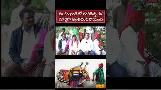Gangireddula dark lifestyle Our Culture and tradition #gangireddu #sankranthi #gangireddu #basavanna