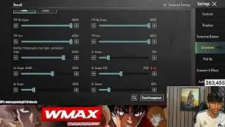 WMAX BGMI 4.2 Sensitivity & Controls #sensitivity #wmaxgaming 