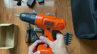 Black & Decker 20V Drill Unboxing | Compact, Powerful & Cordless!