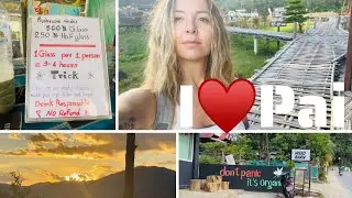 Hippie Paradise Pai♥️ Things to do in this mountain town & buying magic mushrooms 🍄