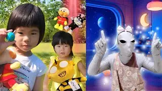 アンパンマンが盗まれた!?宇宙から赤ちゃんがやってきた！あのちゃん＆しーちゃんは素敵なお姉ちゃんになってお世話できるかな？